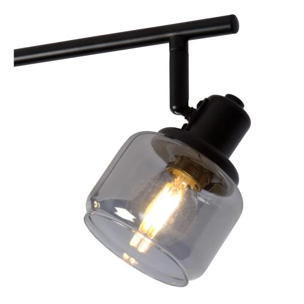 Lucide BJORN - Ceiling spotlight - 4xE14 - Black - detail 1